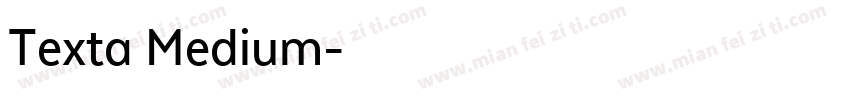 Texta Medium字体转换